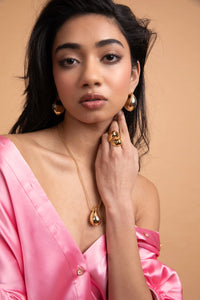 LeDoré Droplet Hoop Earrings