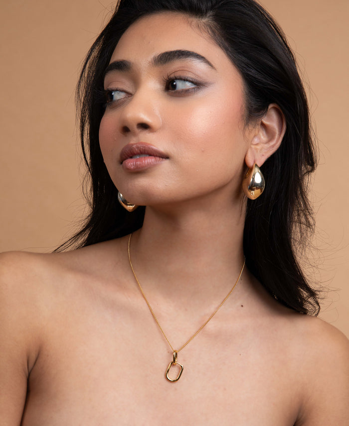 LeDoré Droplet Hoop Earrings