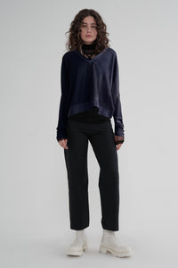 Taylor Merino Concave Sweater Regatta