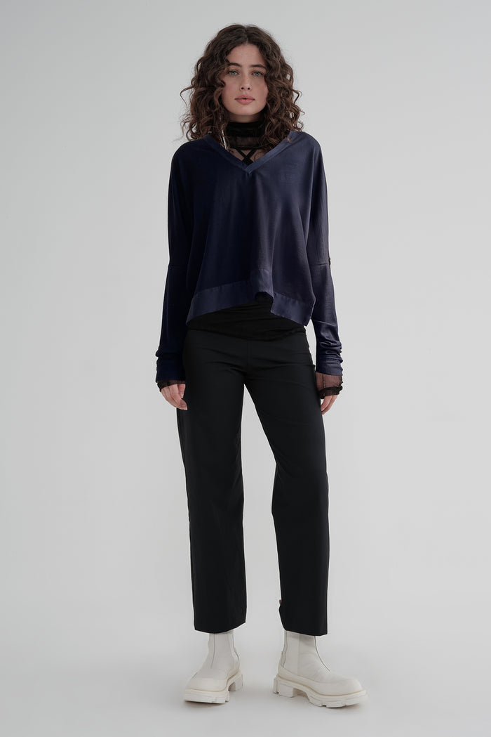 Taylor Merino Concave Sweater Regatta