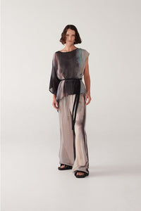 Taylor Print Station Pant Lapis Landscape