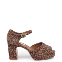 Kathryn Wilson Polly Heel  Cheetah Suede