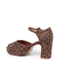 Kathryn Wilson Polly Heel  Cheetah Suede