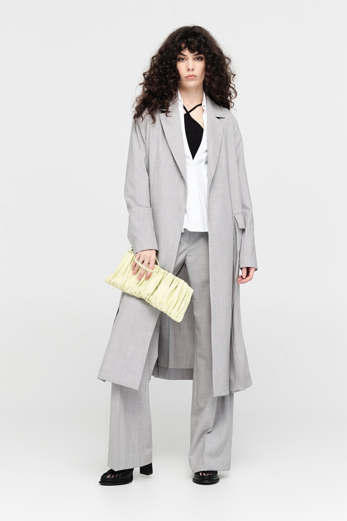 Taylor Column Coat Flint