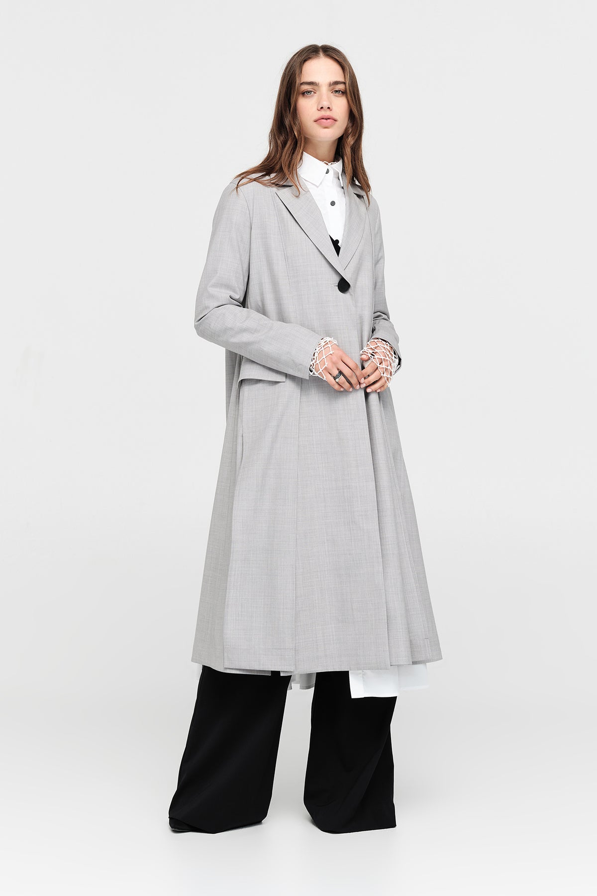 Taylor Column Coat Flint