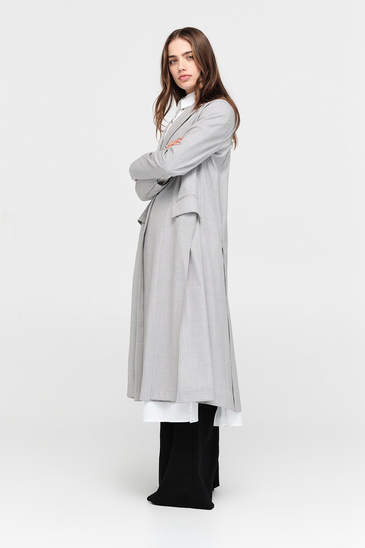 Taylor Column Coat Flint