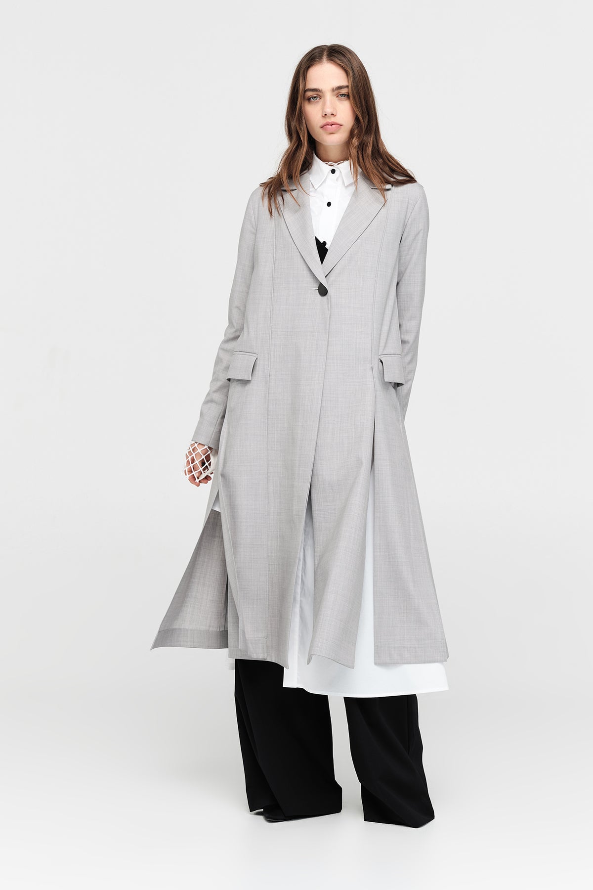 Taylor Column Coat Flint