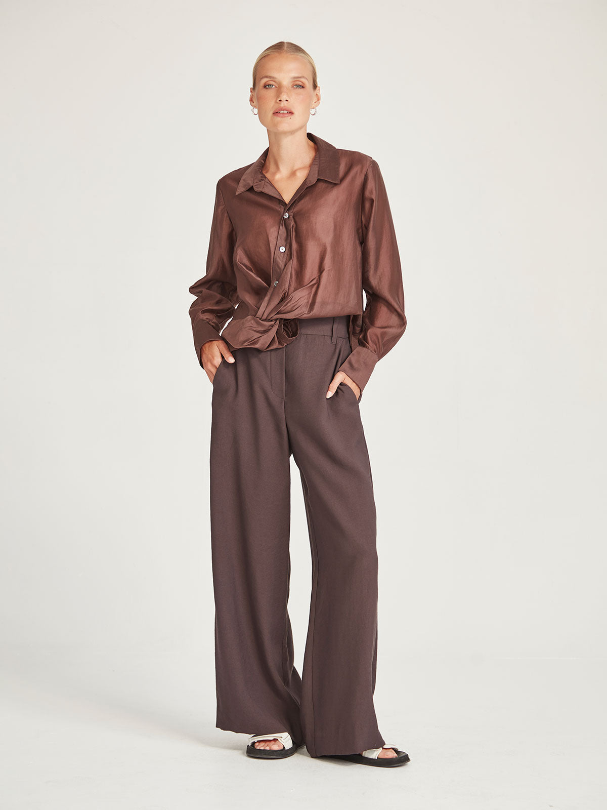 Caroline Sills Luca Wide Leg Trousers