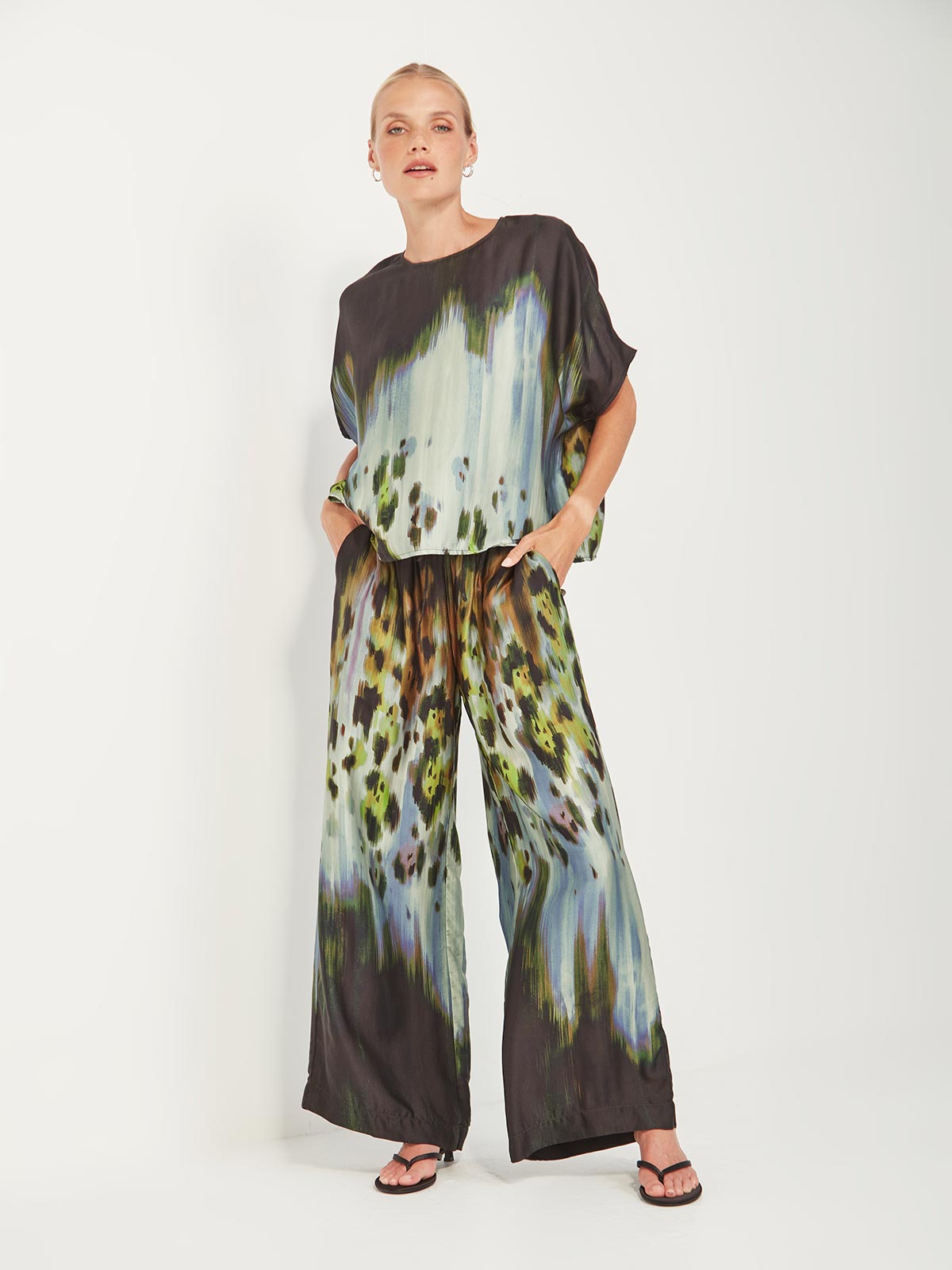 Caroline Sills Atlanta Print Top