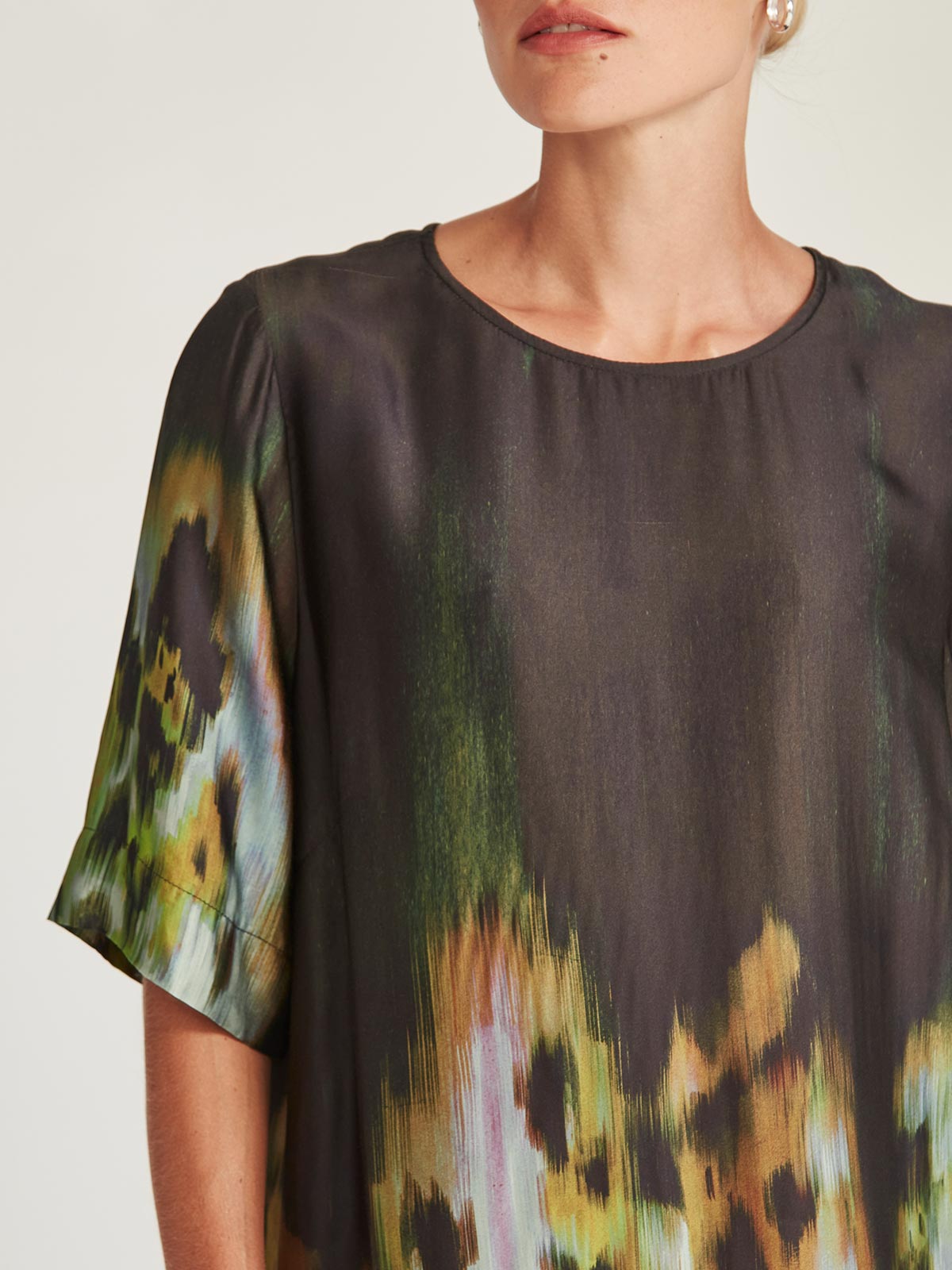 Caroline Sills Monarch Print Dress