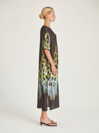 Caroline Sills Monarch Print Dress