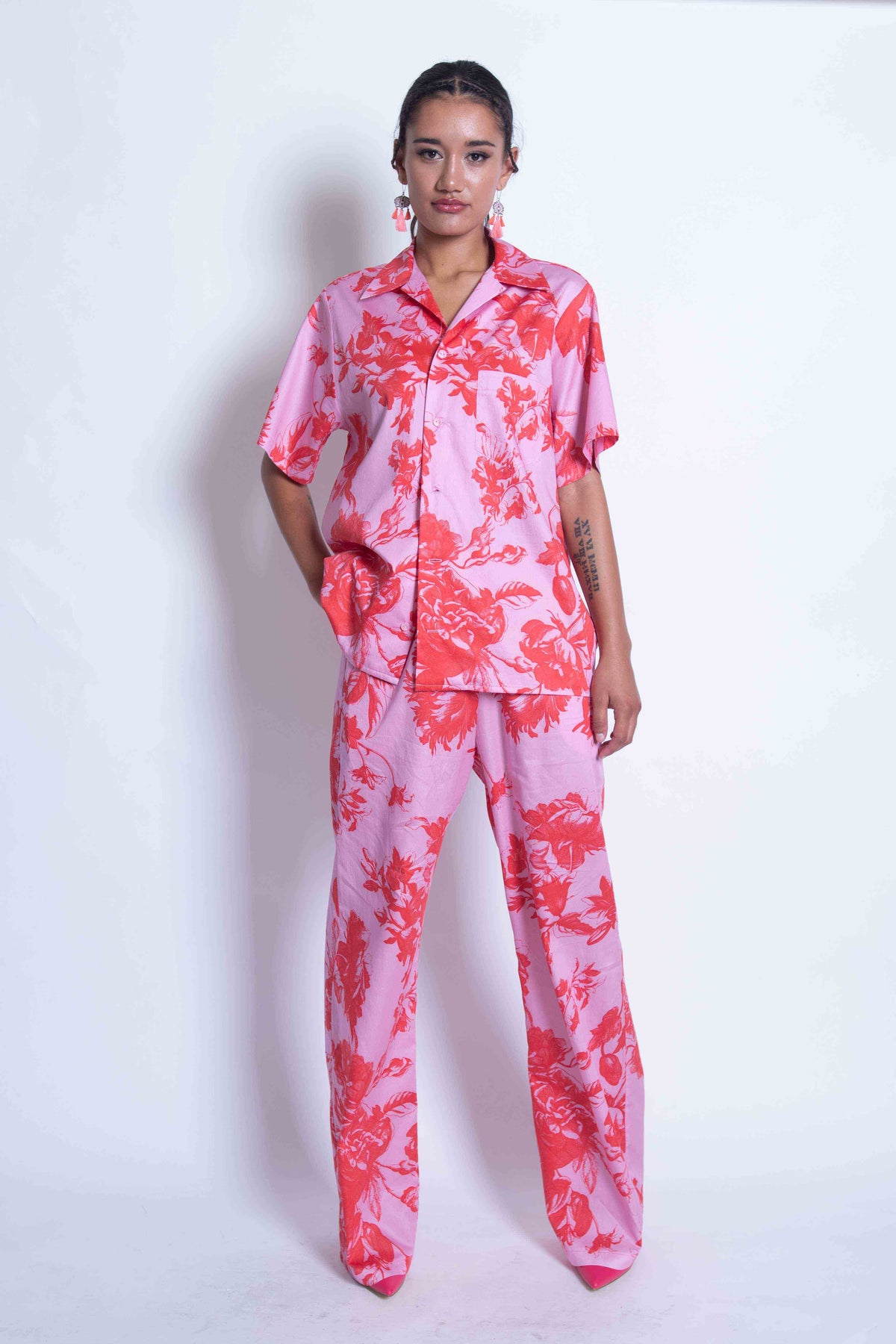 Sheryl May Candy Crush Wide Leg Trousers