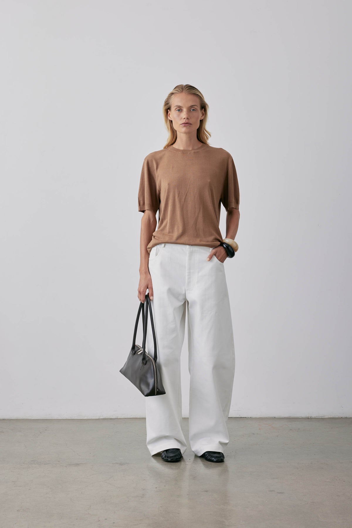 Gregory Miller Knit Top Cognac