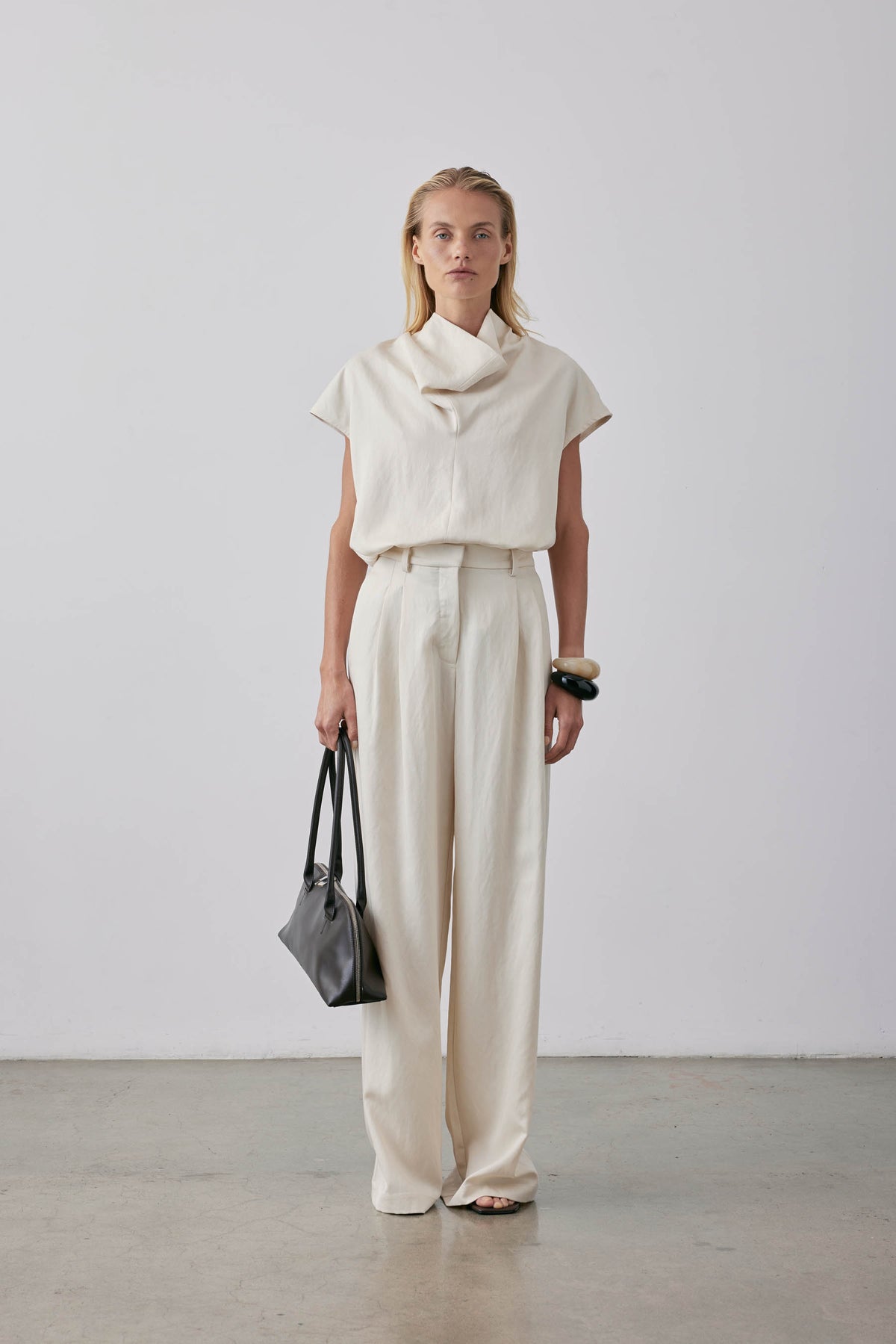 Gregory Broun Pant Parchment