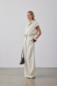 Gregory Broun Pant Parchment