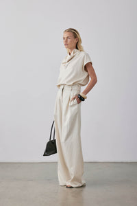 Gregory Broun Pant Parchment