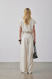 Gregory Broun Pant Parchment