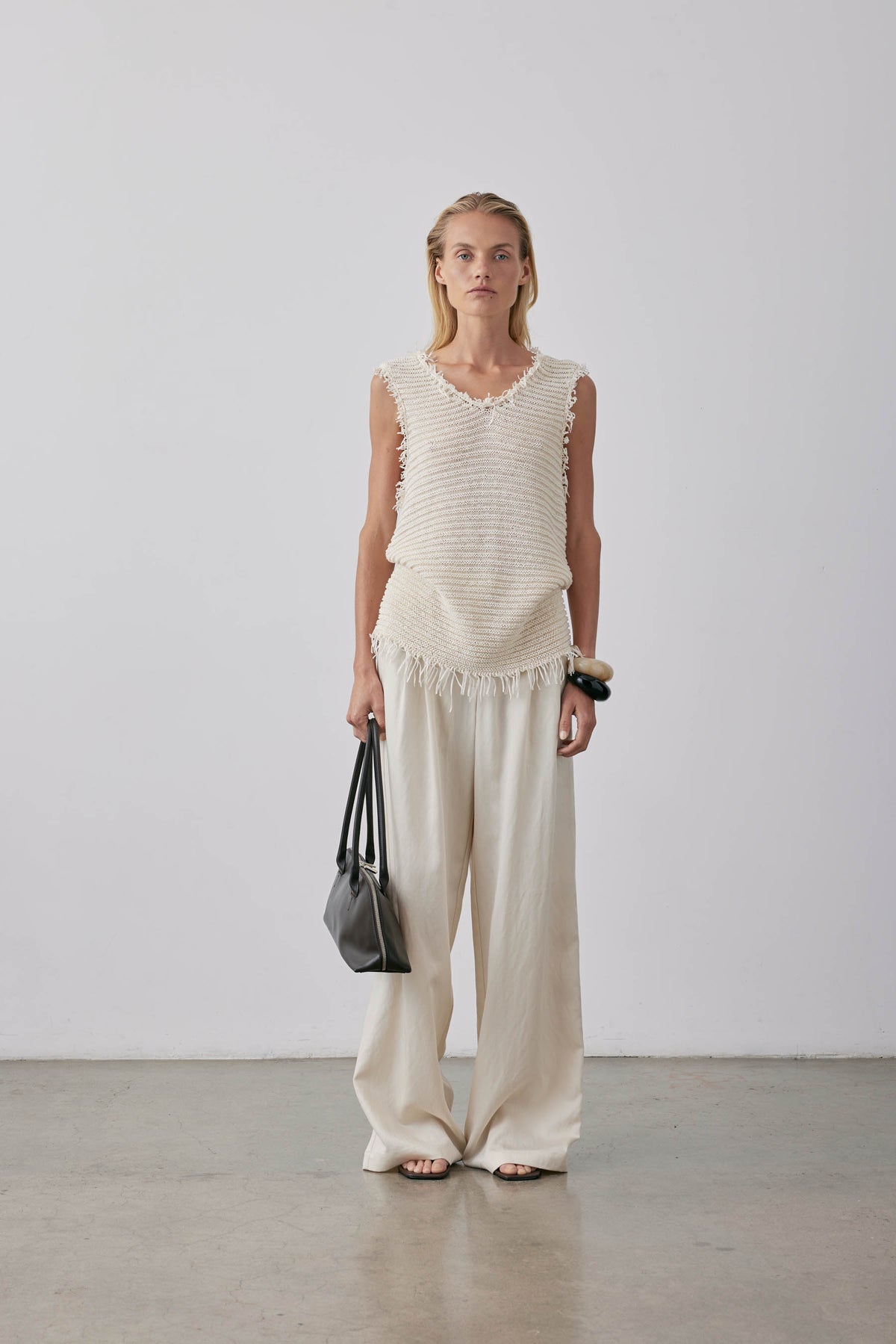 Gregory Broun Pant Parchment