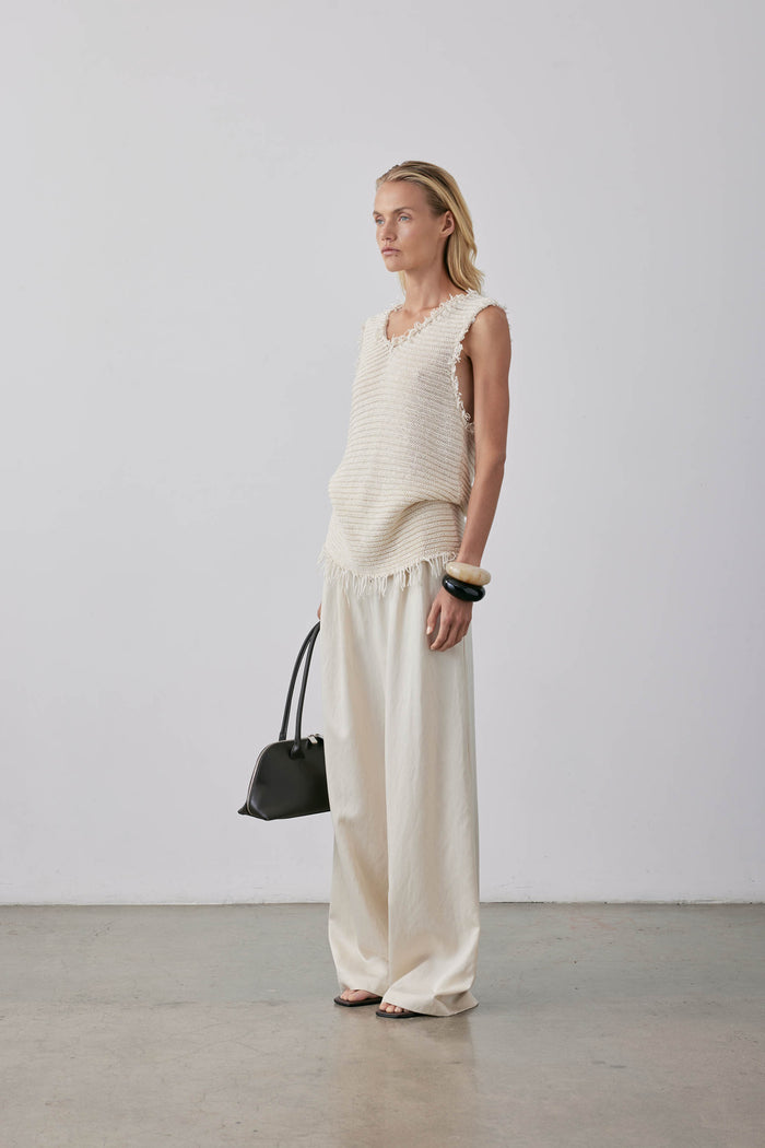 Gregory Broun Pant Parchment