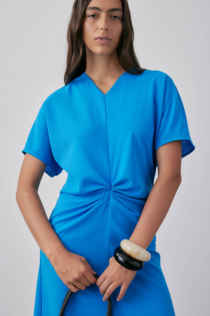 Gregory Dorienne Dress Cerulean