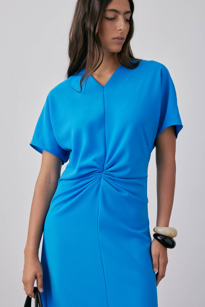 Gregory Dorienne Dress Cerulean
