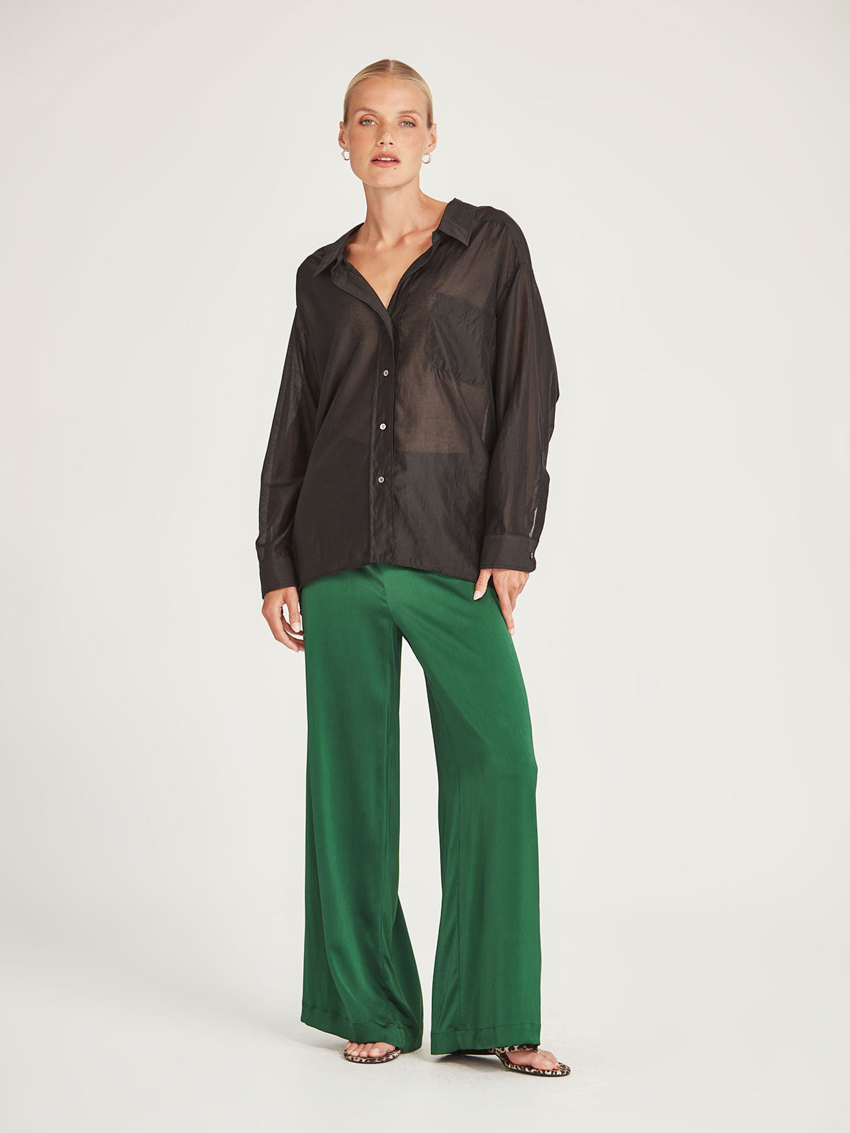 Caroline Sills Satin Carrie Pant