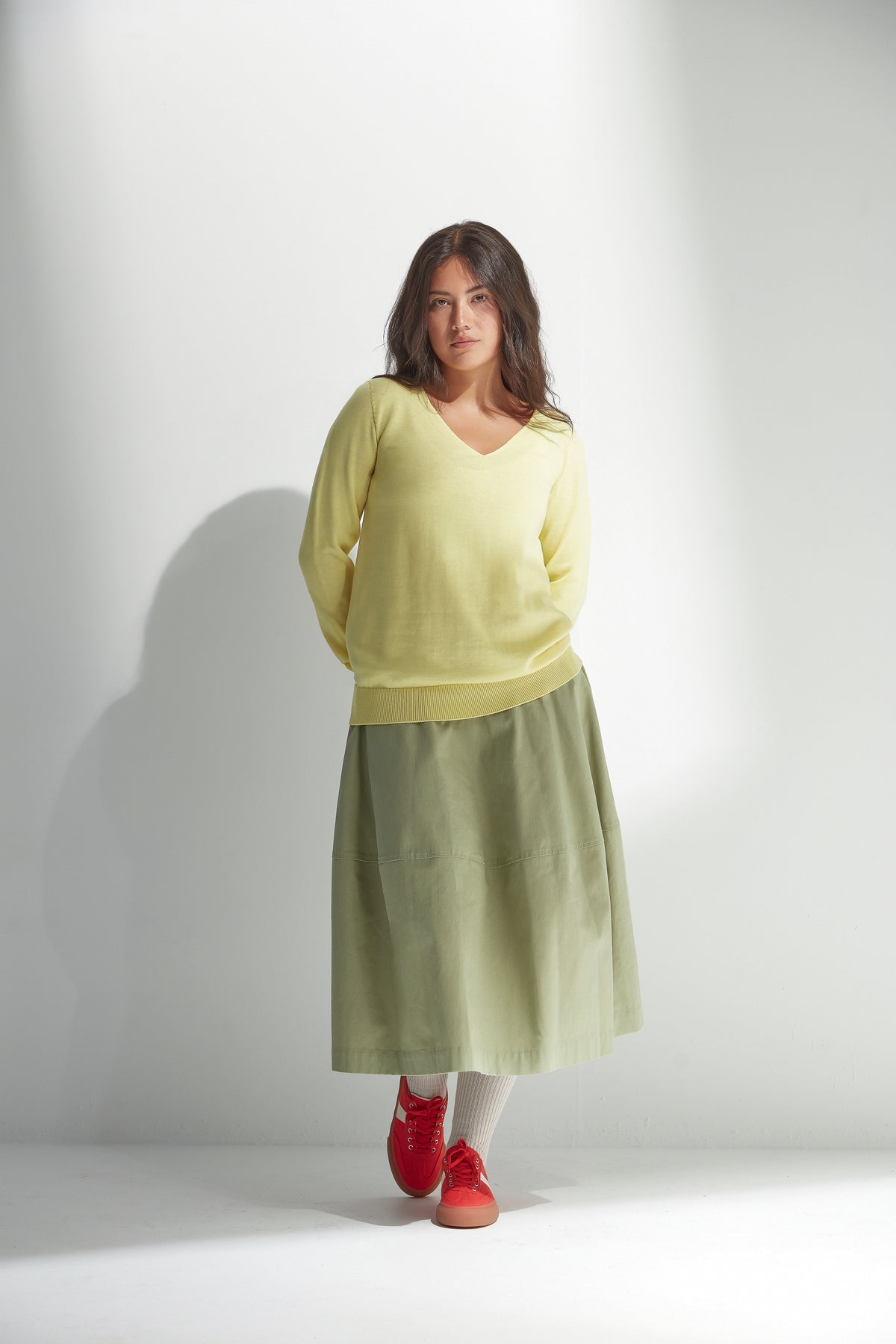 Standard Issue V Neck Slouchy Jumper Barlett