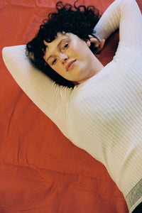 Standard Issue Cotton Tulle Top White