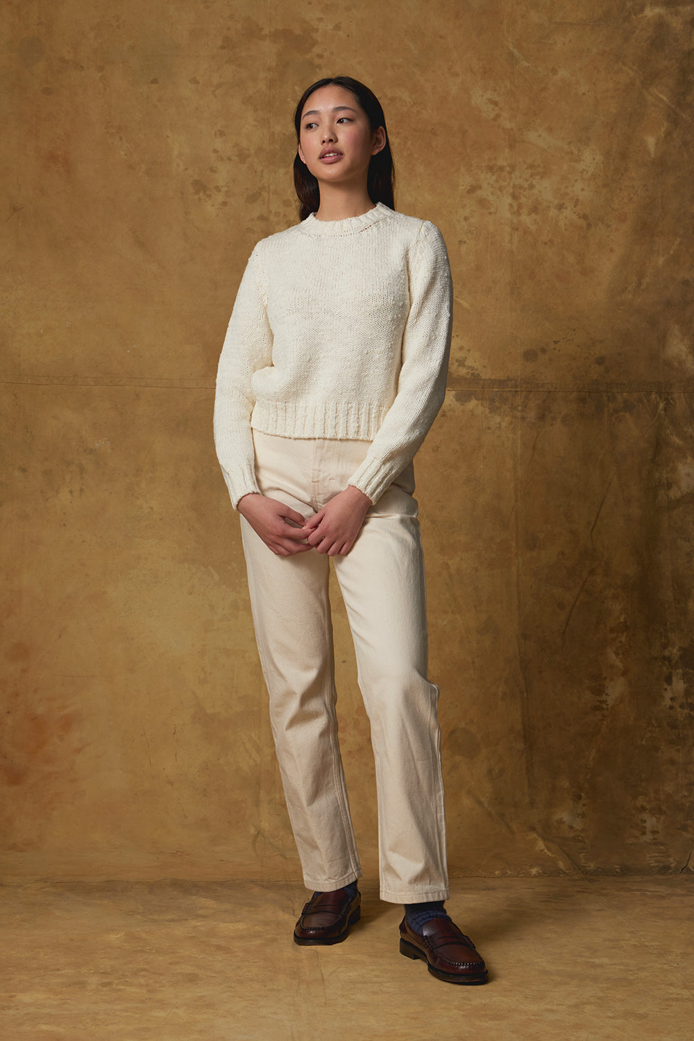 Standard Issue Merino Boucle Crop Sweater