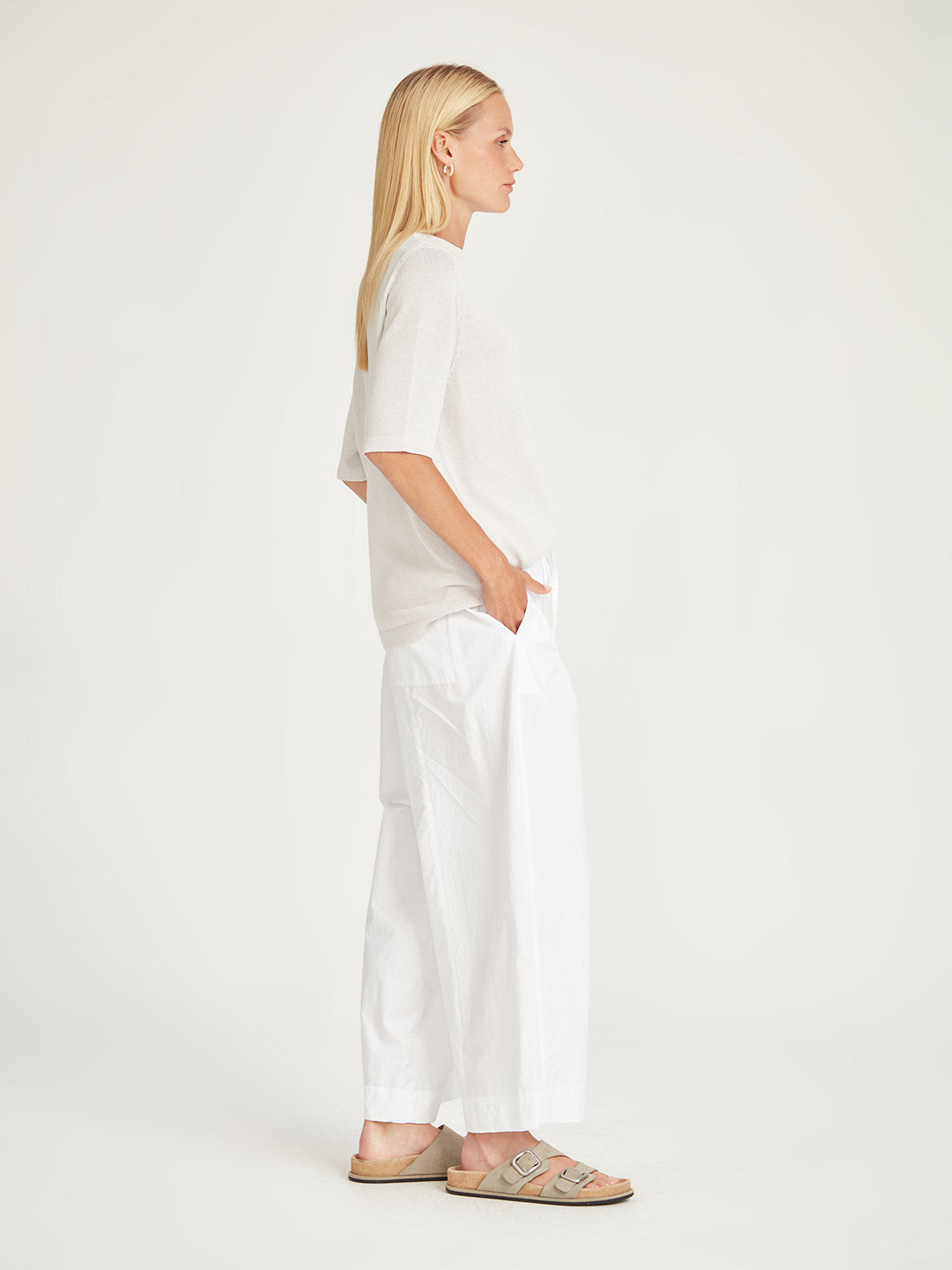 Sills Echo Knit Tee Pumice