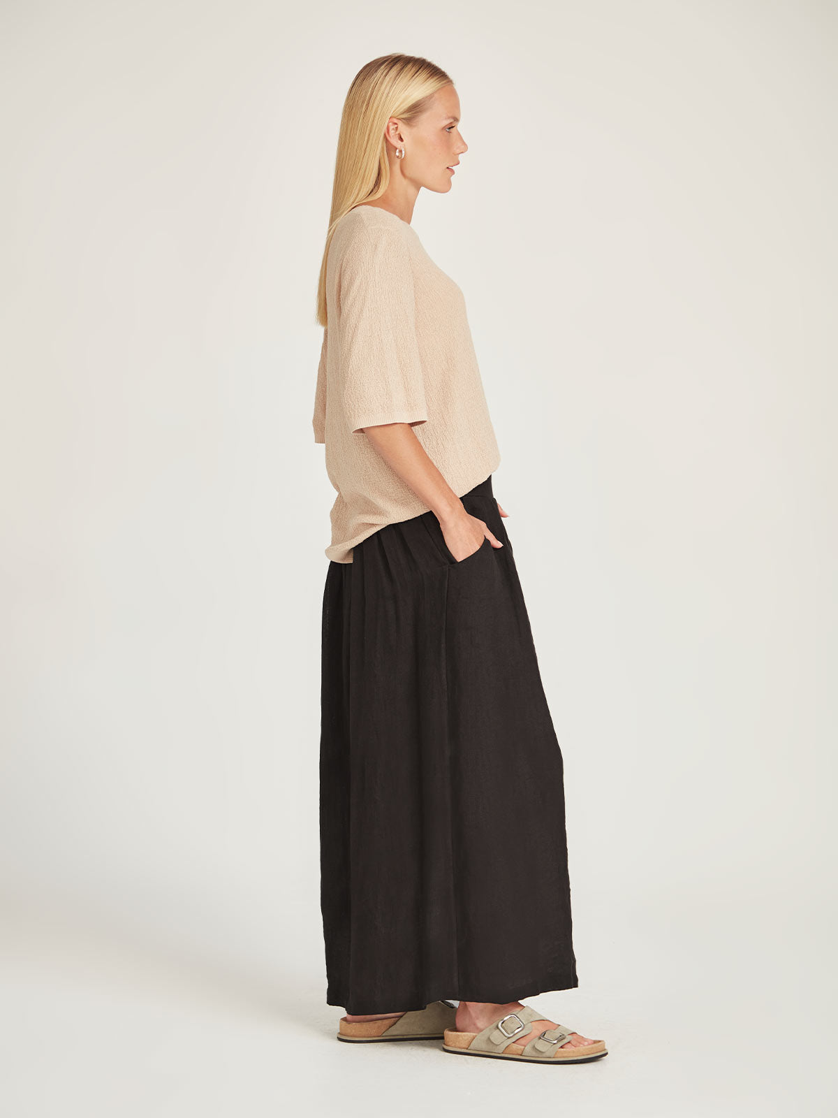 Sills Jayden Boucle Tee Sand