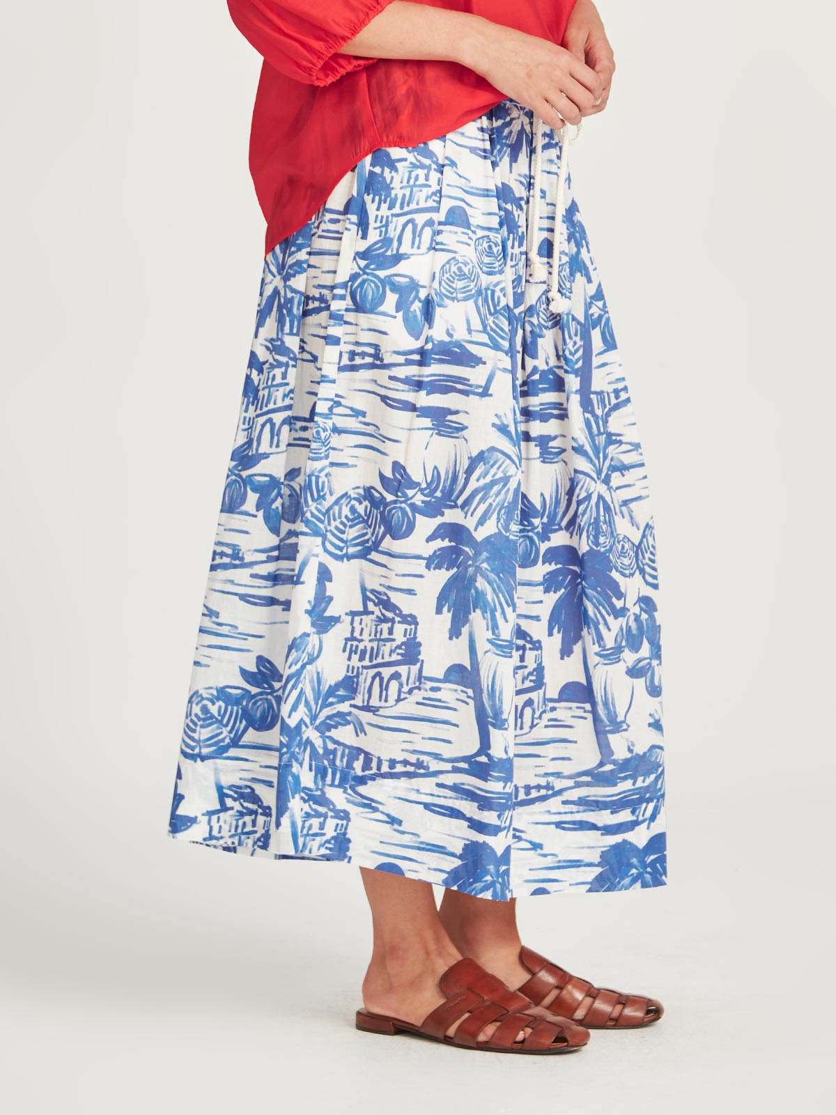 Sills Poolside Print Skirt