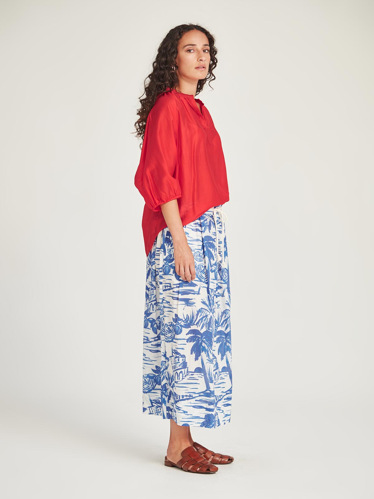 Sills Poolside Print Skirt