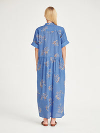 Sills Monica Dress Blue Print
