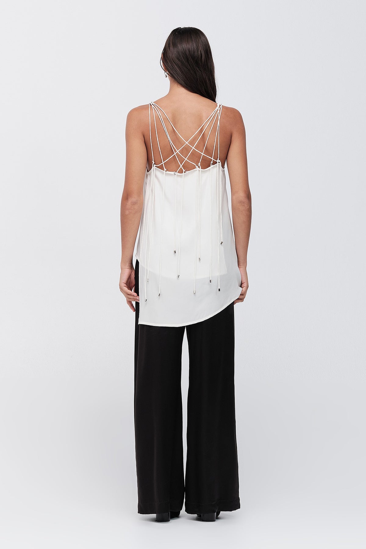 Taylor Station Pant Black Satin