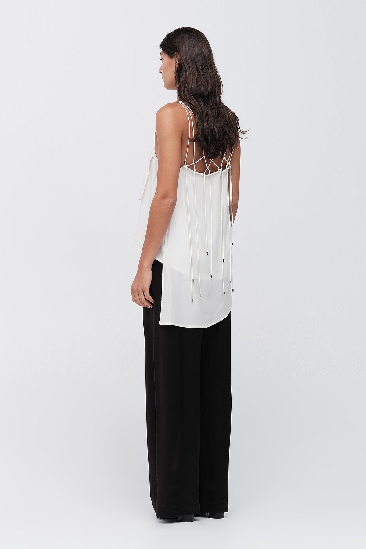 Taylor Station Pant Black Satin