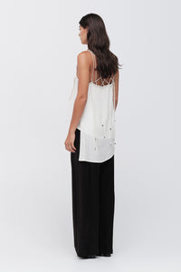 Taylor Station Pant Black Satin