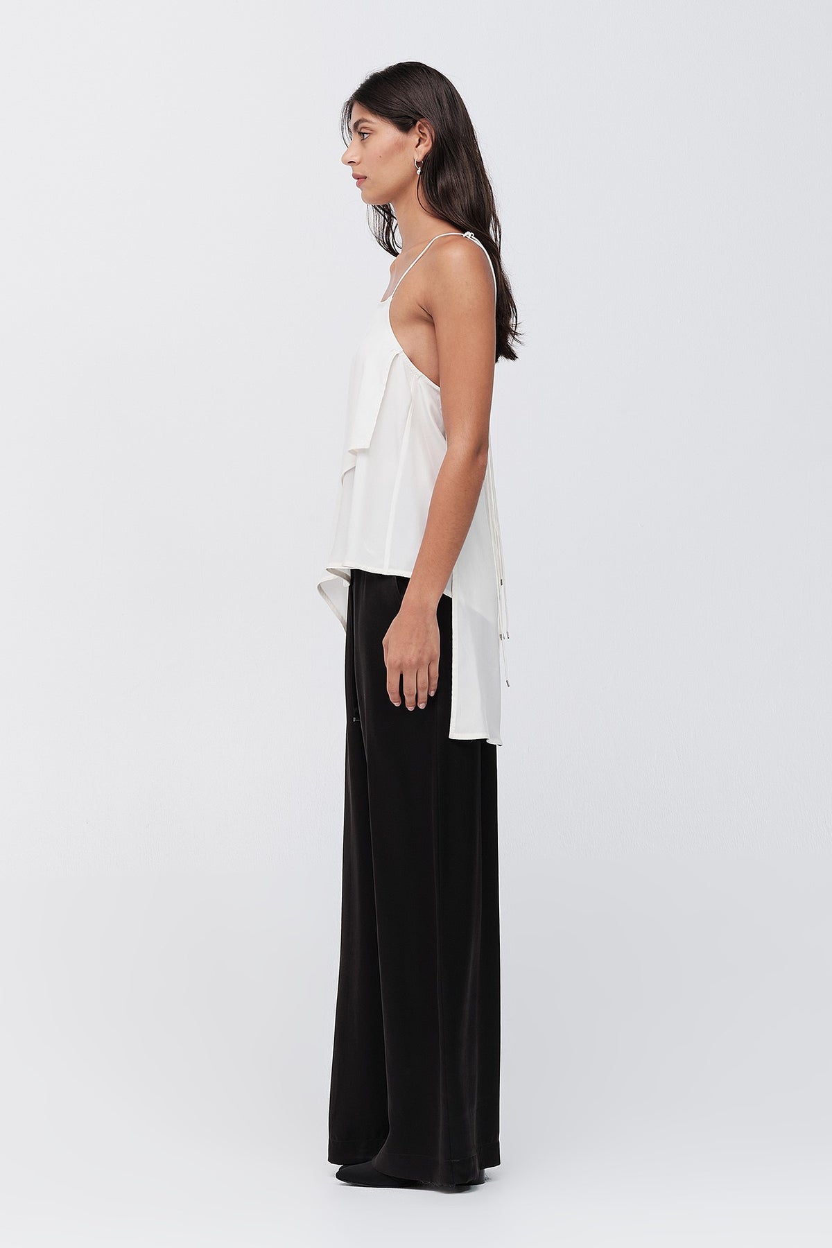 Taylor Station Pant Black Satin