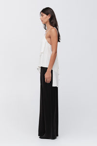 Taylor Station Pant Black Satin