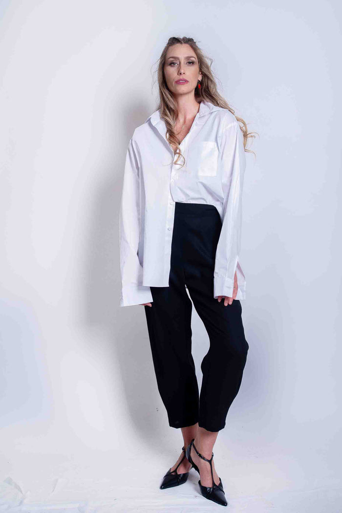 Sheryl May Barrel Leg Trousers