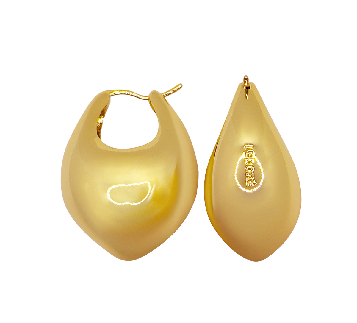 LeDoré Droplet Hoop Earrings