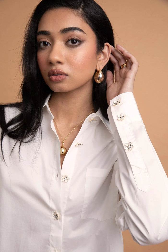 LeDoré Kānuka Shirt White Cotton