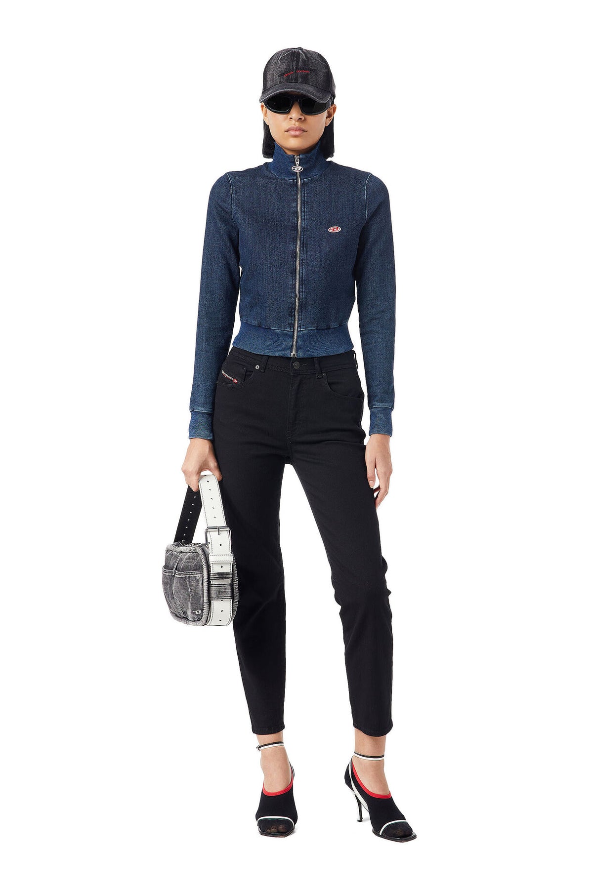 Diesel 2004 069YP Black Tapered Jeans