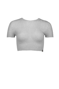 Standard Issue Cotton Tulle Crop Tee