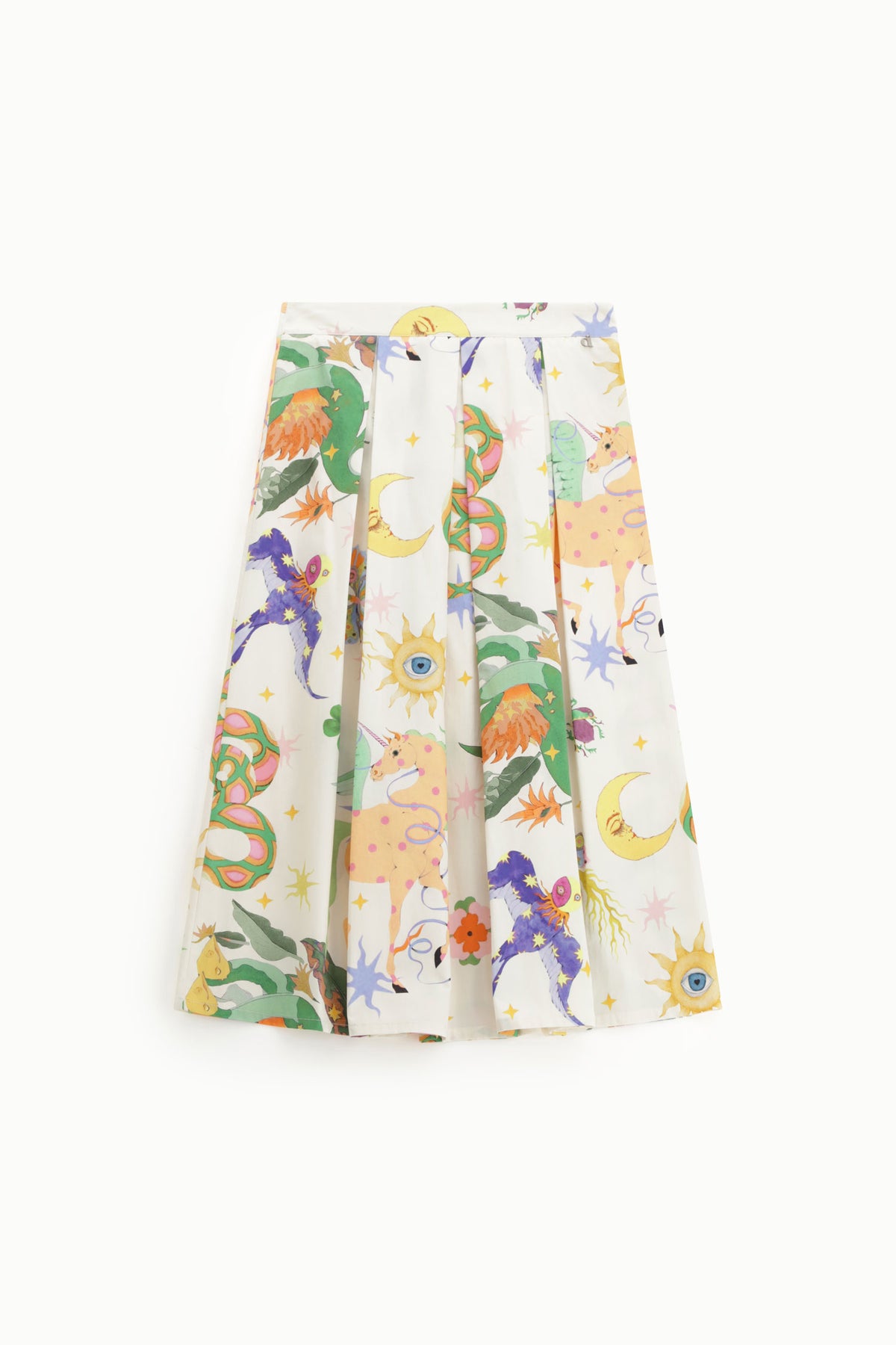 Dixie Printed Cotton Skirt