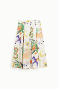 Dixie Printed Cotton Skirt