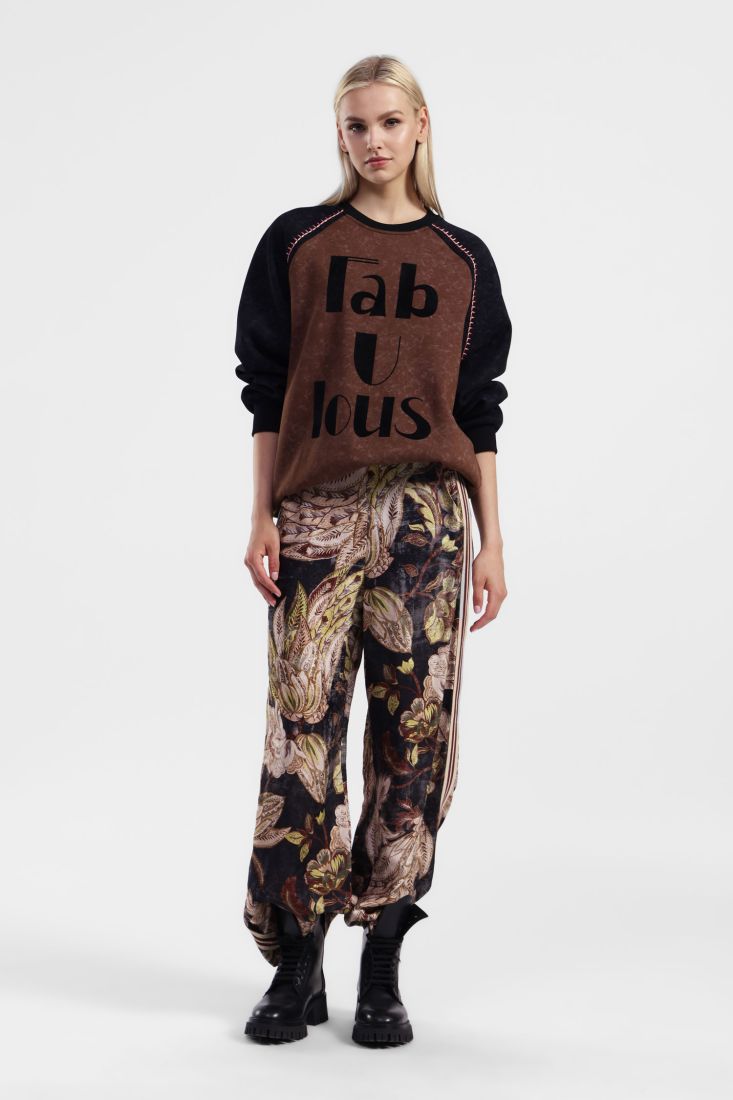 Dixie Multi Print Wide Leg Pant