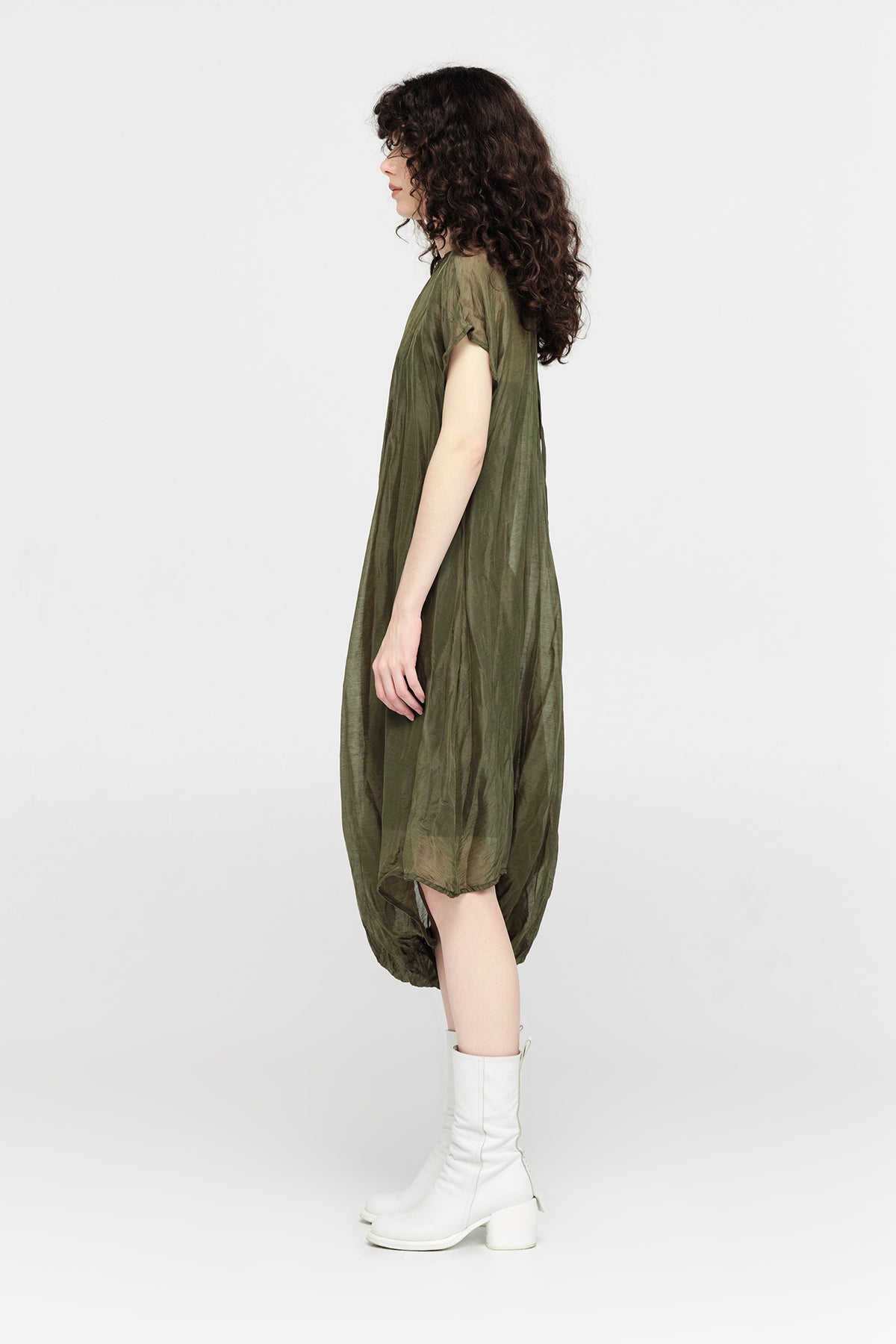 Taylor Defined Dress Moss Green
