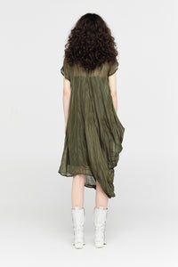 Taylor Defined Dress Moss Green