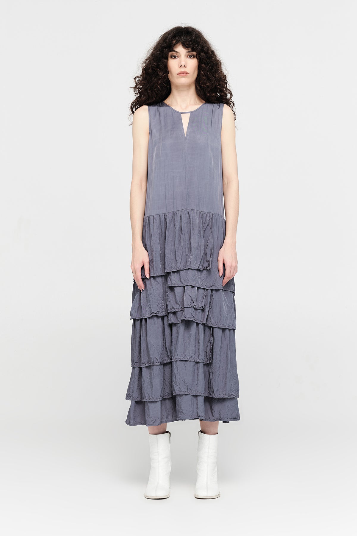 Taylor Variant Dress Indigo